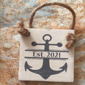 Sale 5 items for $20😎 Gray and White Nautical Art Wall Decor